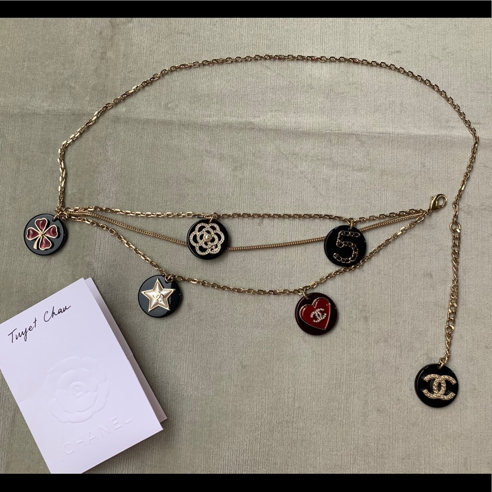 Chanel chain/coin belt